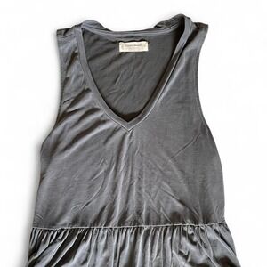 Lucky Brand Gray‎ Boho Empire Waist Tank